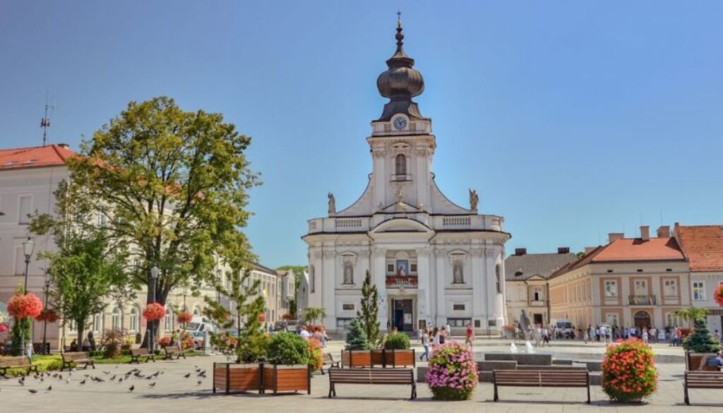 Mucharskie Wzgórze - plac w Wadowicach